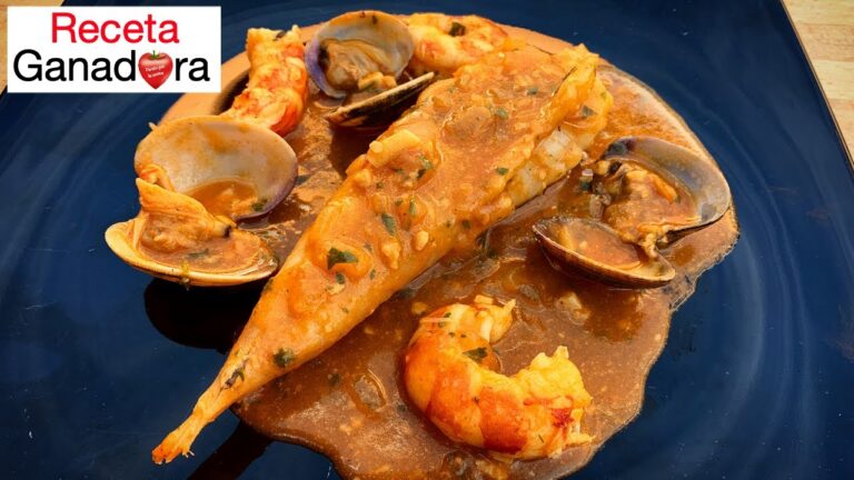 Receta rape a la marinera con almejas
