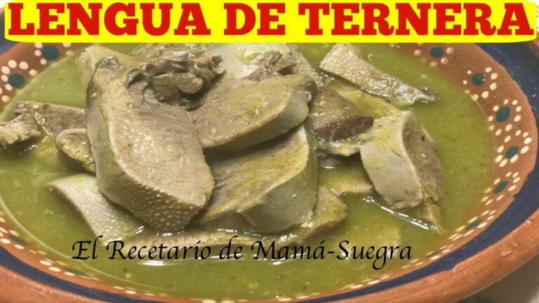 Lengua de ternera en salsa verde