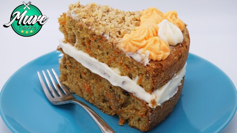 Tarta de zanahoria y nueces f&aacute;cil