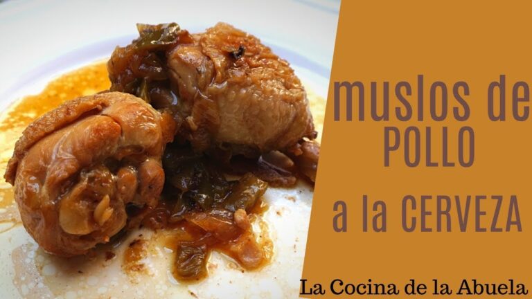 Receta muslos de pollo a la cerveza