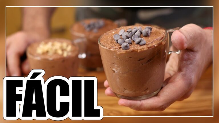 Receta mousse de chocolate sin huevo