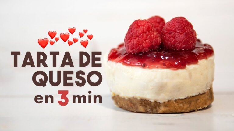 Tarta de queso al microondas en 3 minutos