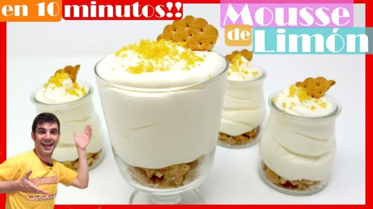 C&oacute;mo se hace el mousse de lim&oacute;n
