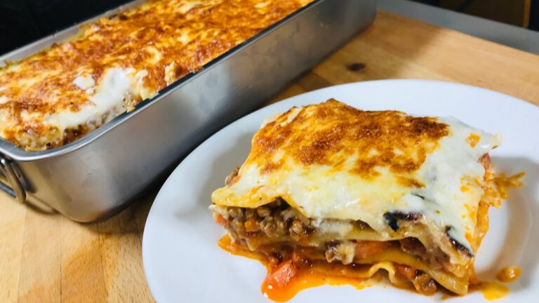 Lasaña al horno tiempo y temperatura