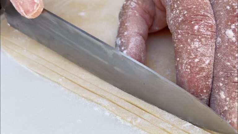 Como hacer pasta fresca sin máquina