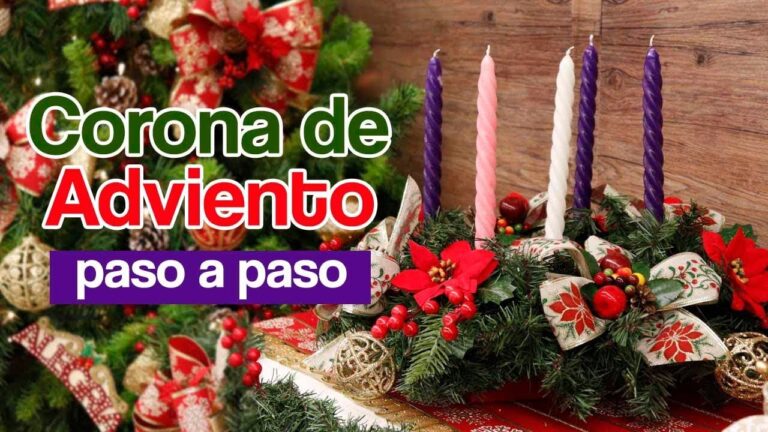 Como hacer una corona de adviento
