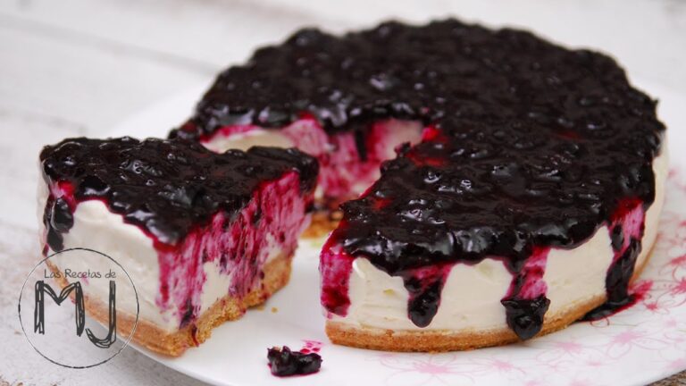 Tarta de queso con gelatina sin nata