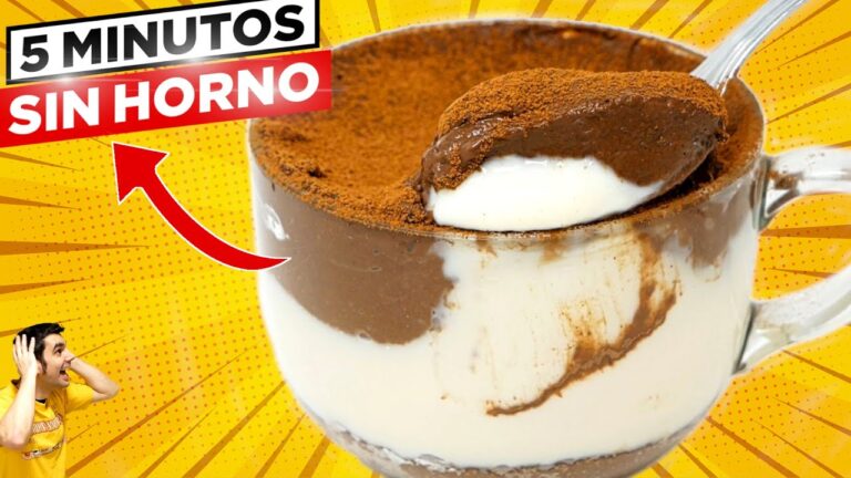 Postres f&aacute;ciles sin horno en 5 minutos