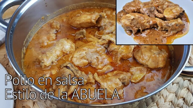 Filetes de pollo en salsa de la abuela