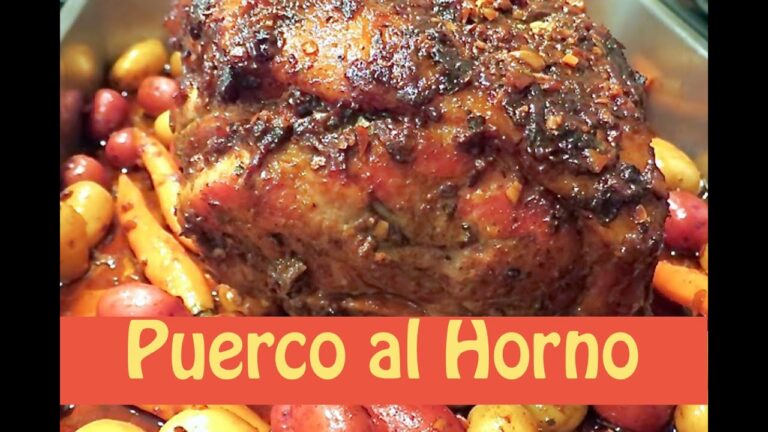 Adobo para carne de cerdo al horno
