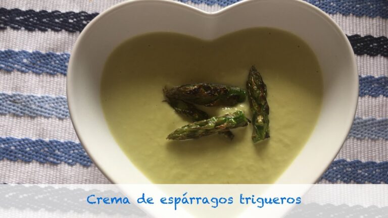 Crema de esparragos y patatas thermomix