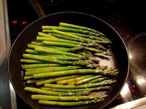 Como hacer esparragos verdes a la plancha