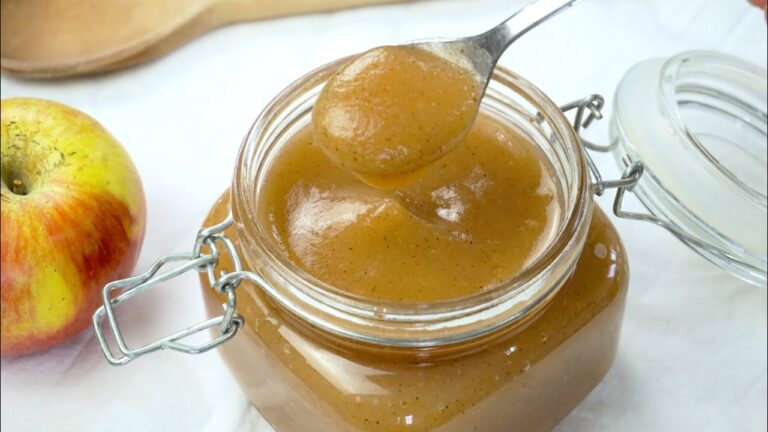 Receta compota de manzana sin azúcar