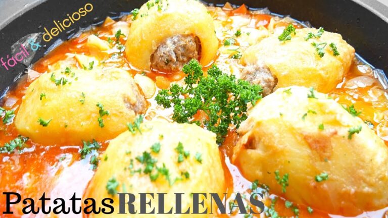 Cocina de la abuela patatas rellenas