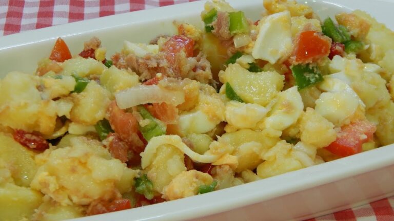 Cómo hacer una ensalada de patata