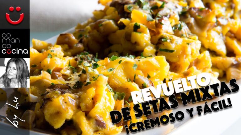 Como hacer un revuelto de setas