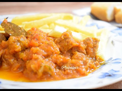 Carne con tomate como en los bares