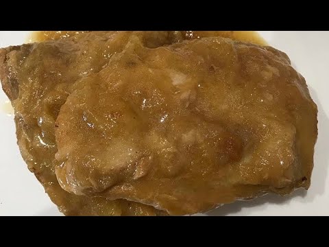 Salsa de manzana y cebolla para carne