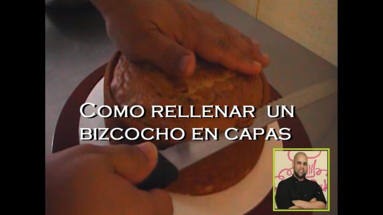 Como rellenar una tarta de bizcocho comprado