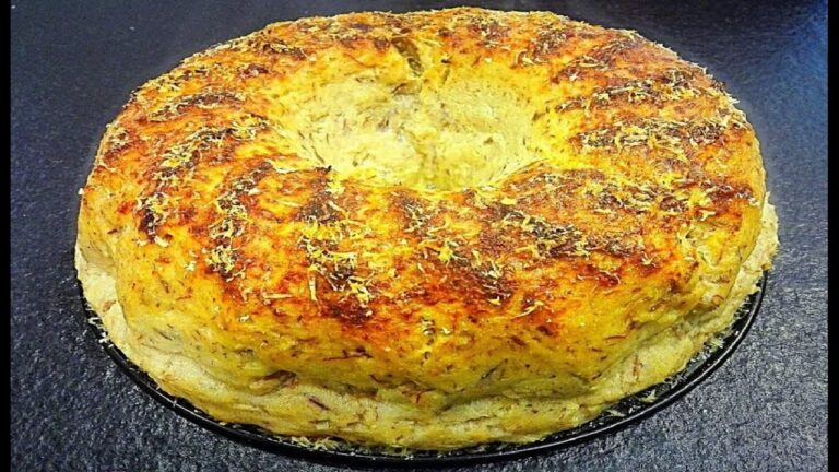 Pastel de carne con restos del cocido