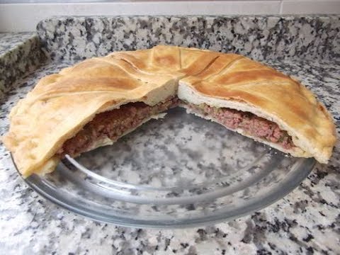 Empanada de carne picada y verduras
