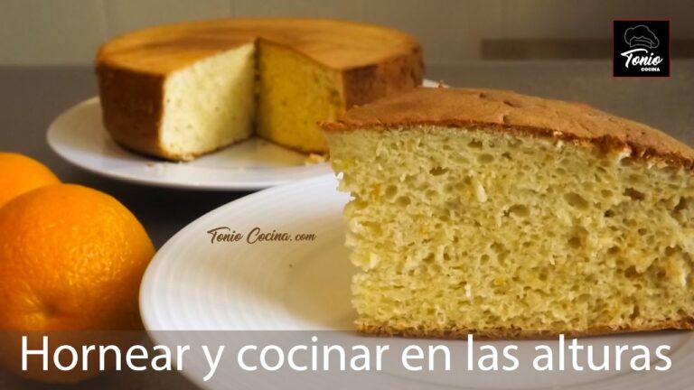 Trucos para que no se baje el bizcocho