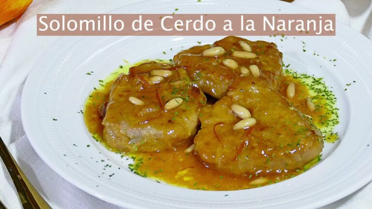 Solomillos de cerdo a la naranja