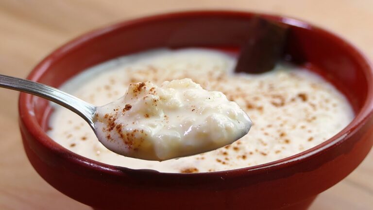 Receta de arroz con leche cremoso