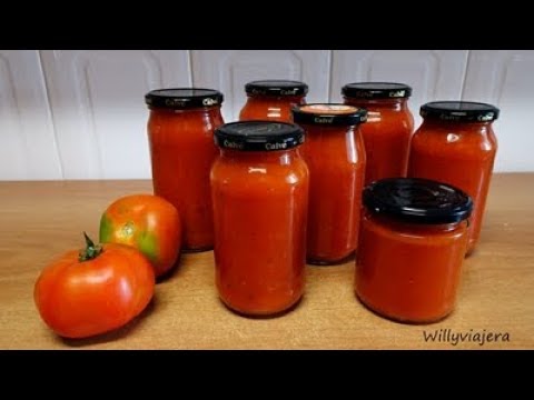 Como hacer conserva de tomate frito