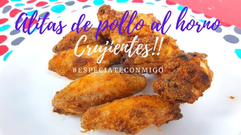 Receta alitas de pollo al horno crujientes