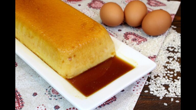 Flan de arroz con leche thermomix