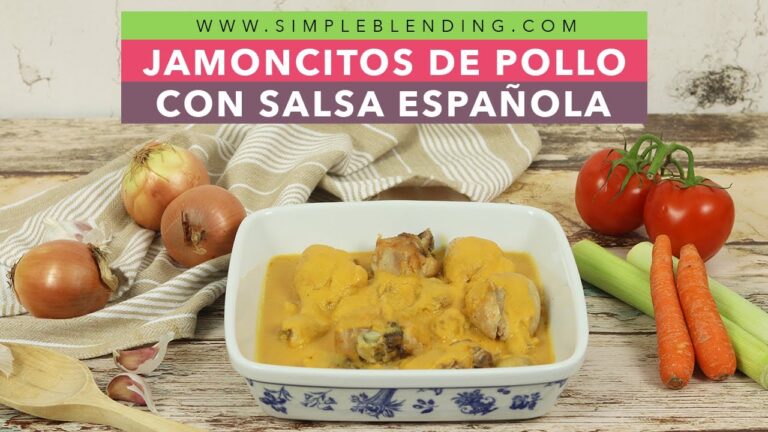 Receta jamoncitos de pollo en salsa