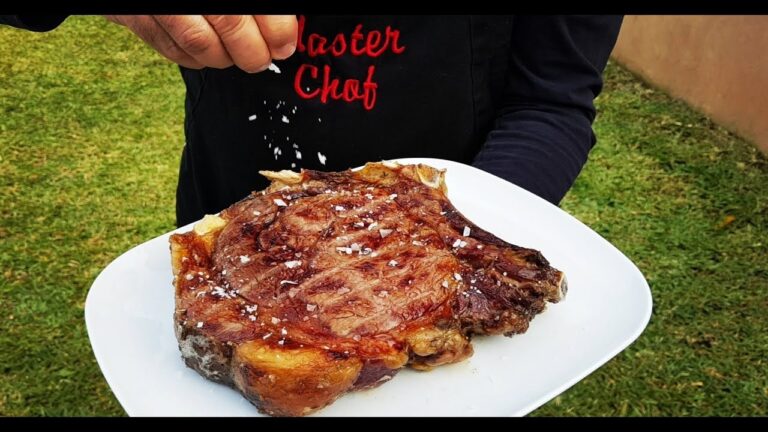 Como hacer un chuleton a la barbacoa