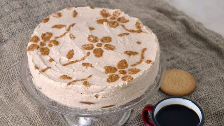 Tarta de queso con galletas maria