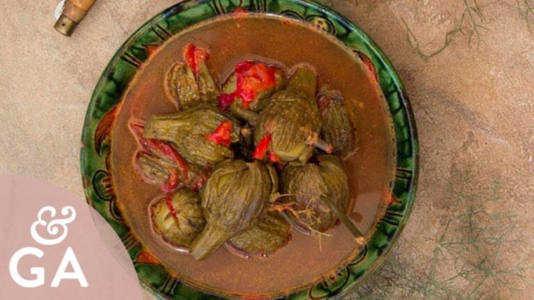 Berenjenas en vinagre en olla express