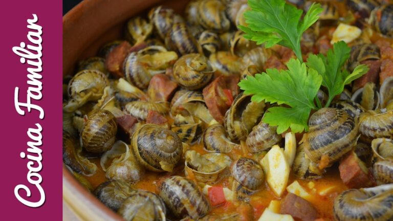 Como hacer caracoles en salsa picante