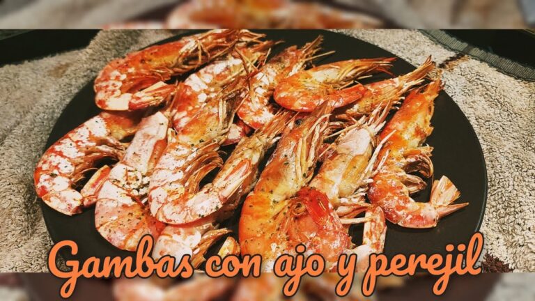 Gambas congeladas en freidora de aire
