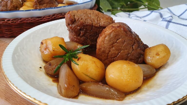 Solomillo de cerdo a la cerveza al horno
