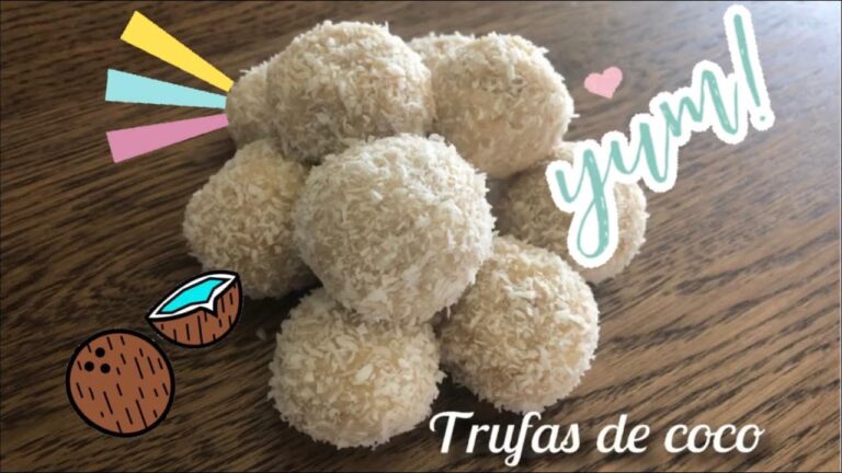 Receta bolitas de coco y galletas
