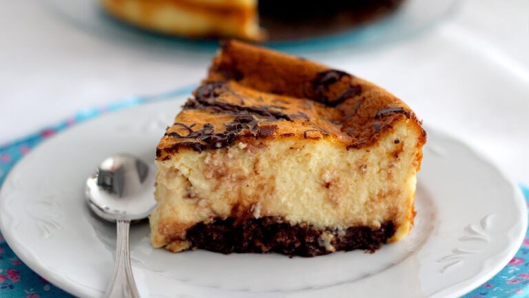 Tarta de queso mascarpone y chocolate