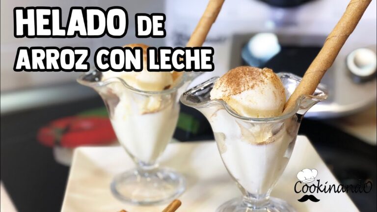 Helado de arroz con leche thermomix