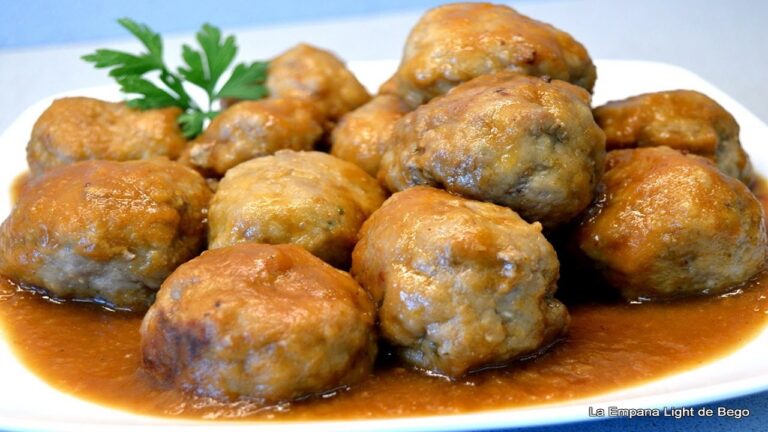 Recetas de albondigas en salsa española