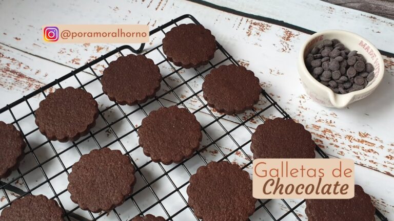 Receta galletas de mantequilla y chocolate