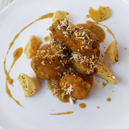 Alitas de pollo en salsa arguiñano