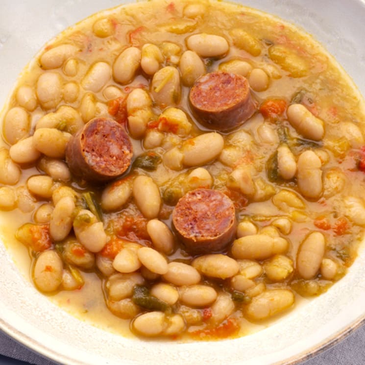 Alubias blancas con verduras – arguiñano