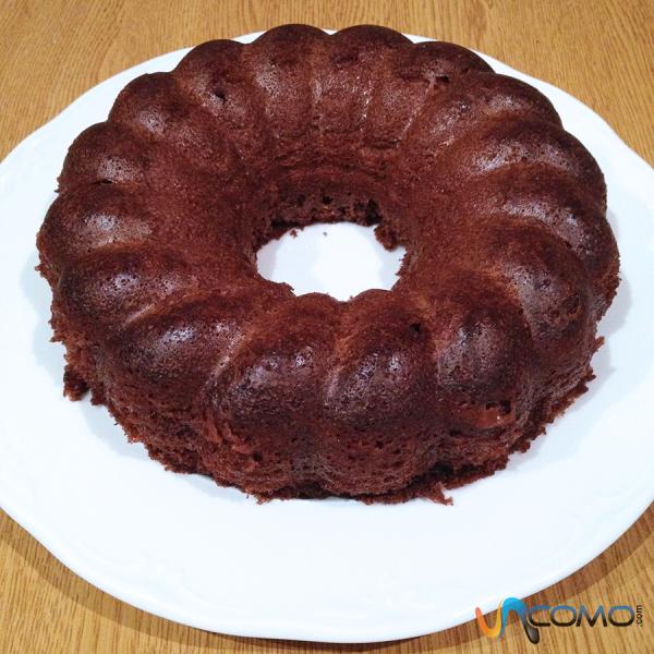Bizcocho de chocolate microondas 9 minutos