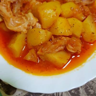 Cocer manitas de cordero en olla rápida