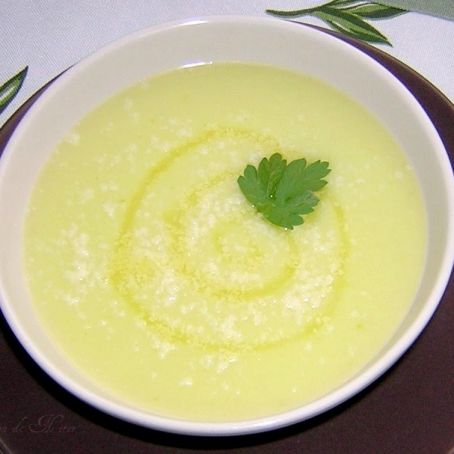 Como hacer crema de calabacin con quesitos