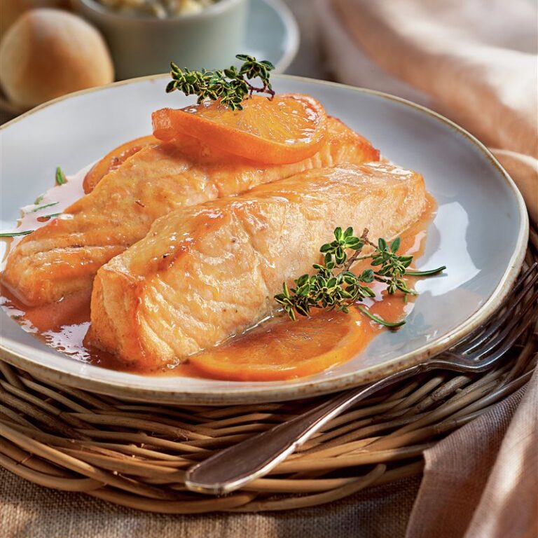 Como hacer salmon a la naranja