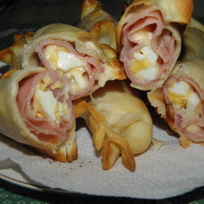 Como hacer una empanada de jamon y queso